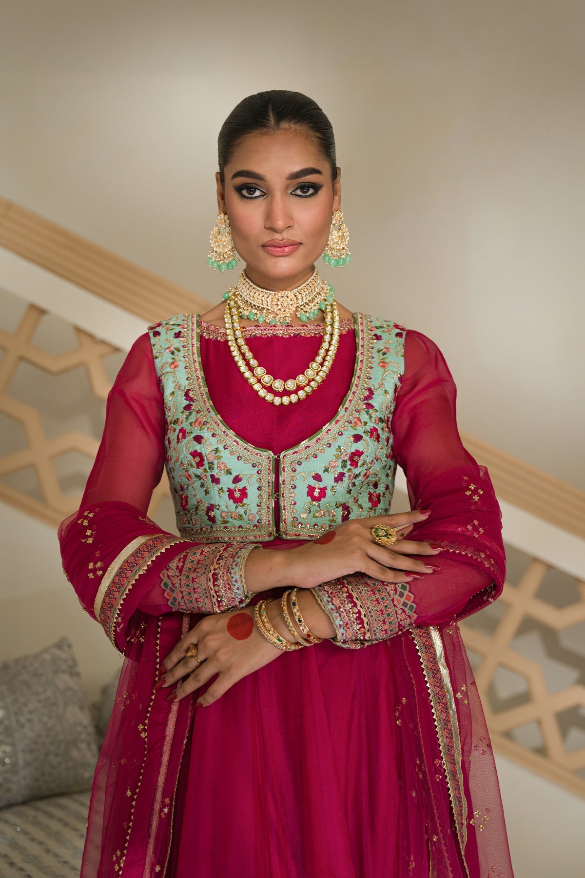 Mina Kashif | Wedding Formals | Jashn-e-gul by Mina Kashif - Designer Dress - Type: Bridal - Available at Libayah - 100% Original
