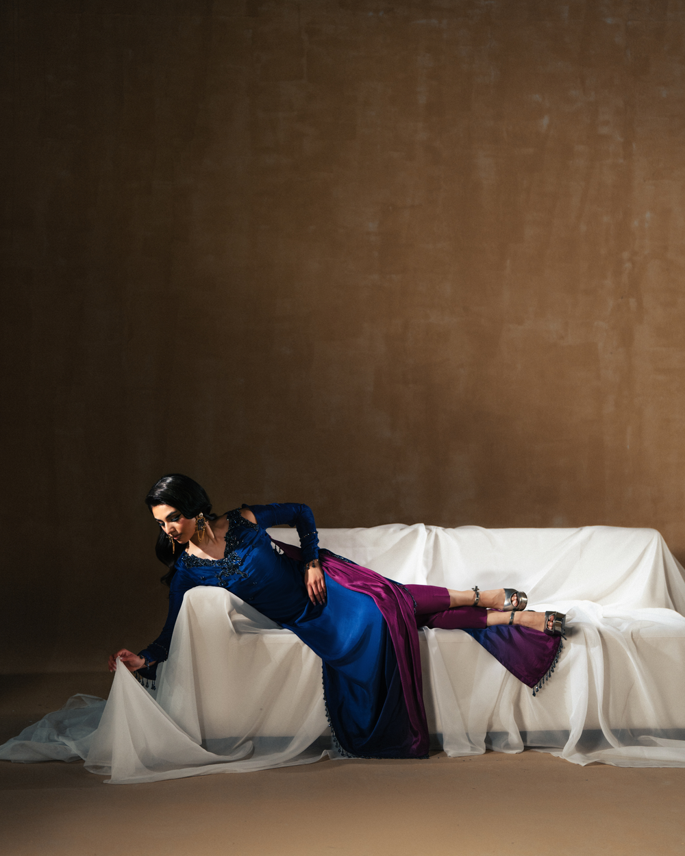 Vasal | Zyra Luxe Pret 26 | Sapphire drift by Vasal - Designer Dress  - Type : Ladies Clothes - Available at Libayah - 100% Original 