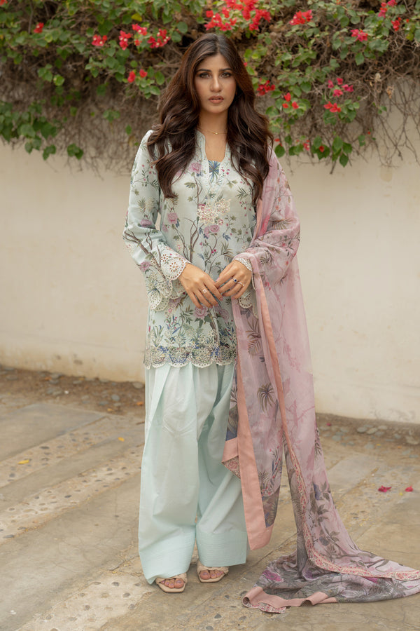 Shamaeel Ansari | Nazaakat Pret | Pastel Bloom by Shamaeel Ansari - Designer Dress  - Type : Ladies Clothes - Available at Libayah - 100% Original 