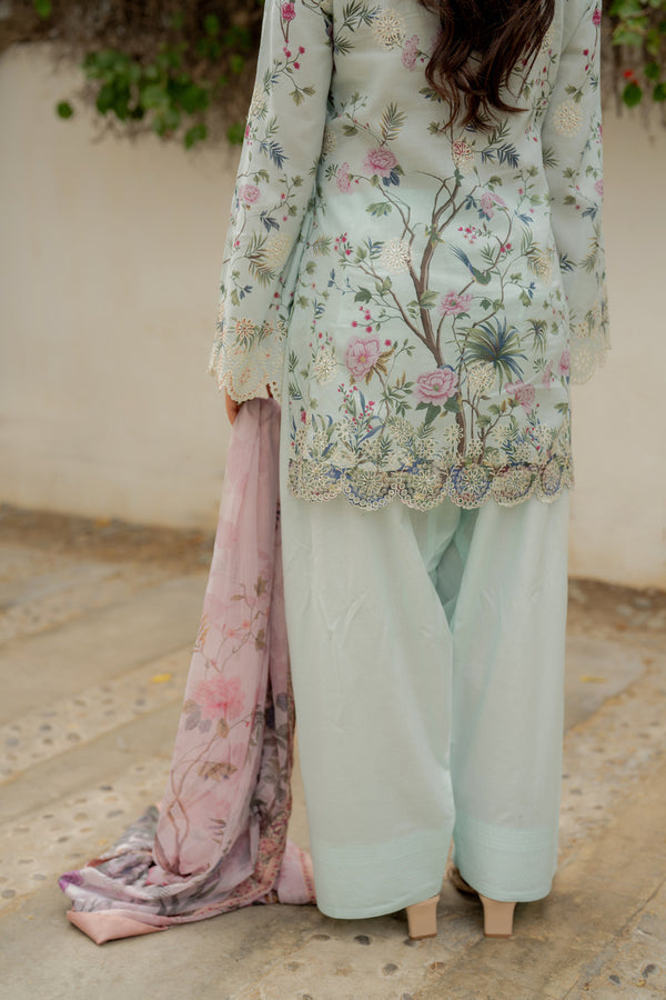 Shamaeel Ansari | Nazaakat Pret | Pastel Bloom by Shamaeel Ansari - Designer Dress  - Type : Ladies Clothes - Available at Libayah - 100% Original 