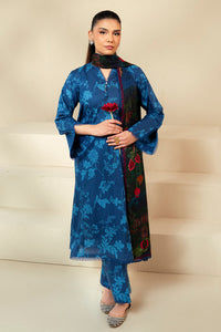 Cross Stitch | Daily Lawn 24 | TEAL OAKLEY-3 PIECE LAWN SUIT