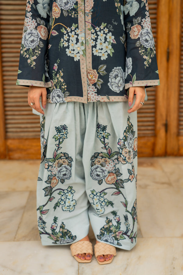 Shamaeel Ansari | Nazaakat Pret | Blue Mirage by Shamaeel Ansari - Designer Dress  - Type : Ladies Clothes - Available at Libayah - 100% Original 