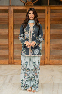 Shamaeel Ansari | Nazaakat Pret | Blue Mirage by Shamaeel Ansari - Designer Dress  - Type : Ladies Clothes - Available at Libayah - 100% Original 