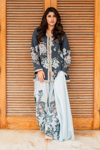 Shamaeel Ansari | Nazaakat Pret | Blue Mirage by Shamaeel Ansari - Designer Dress  - Type : Ladies Clothes - Available at Libayah - 100% Original 