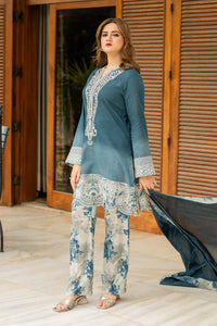 Shamaeel Ansari | Nazaakat Pret | Sapphire Grace by Shamaeel Ansari - Designer Dress  - Type : Ladies Clothes - Available at Libayah - 100% Original 