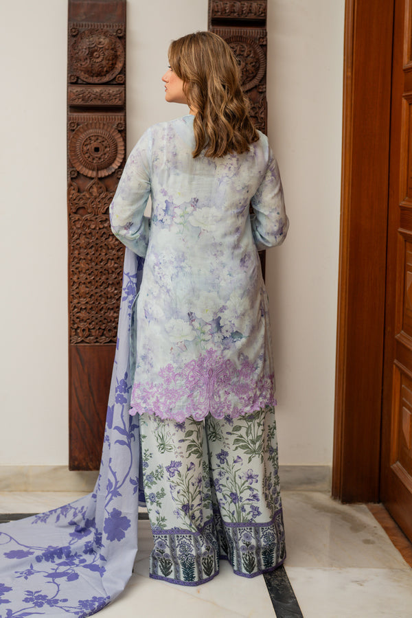 Shamaeel Ansari | Nazaakat Pret | Lilac Bloom by Shamaeel Ansari - Designer Dress  - Type : Ladies Clothes - Available at Libayah - 100% Original 