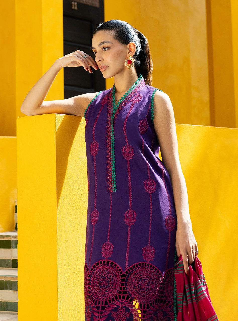 Zainab Chottani | Chikankari 25 | Zynah - 1B by Zainab Chottani - Designer Dress - Type: Ladies Clothes - Available at Libayah - 100% Original