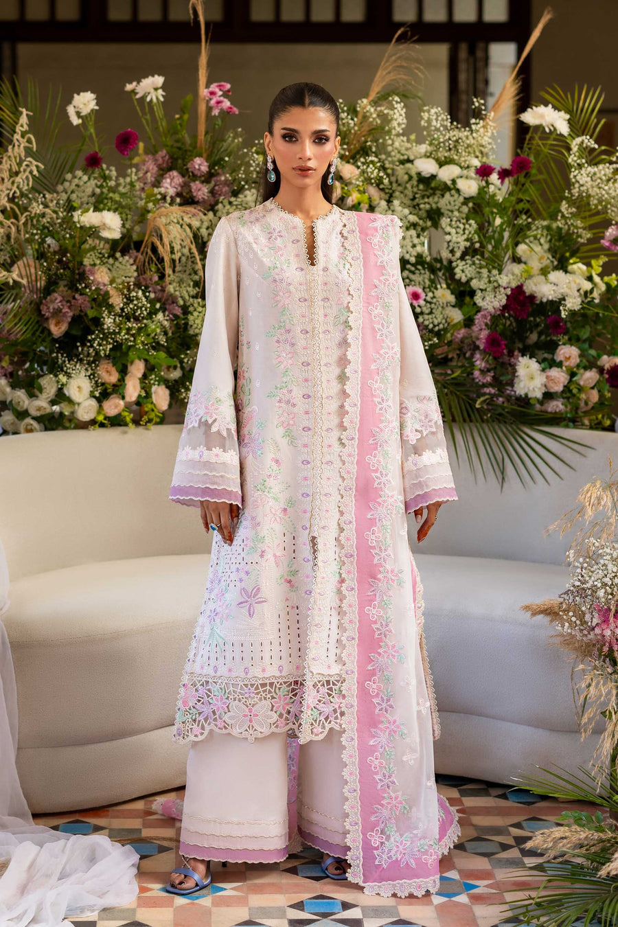 Akbar Aslam | Elaria Ready to Wear Lawn 26 | Rihal by Akbar Aslam - Designer Dress  - Type : Ladies Clothes - Available at Libayah - 100% Original 