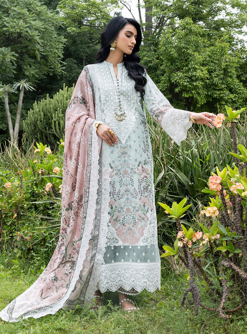 Zainab Chottani | Luxe Lawn 26 | Ivie - 13 by Zainab Chottani - Designer Dress  - Type : Ladies Clothes - Available at Libayah - 100% Original 