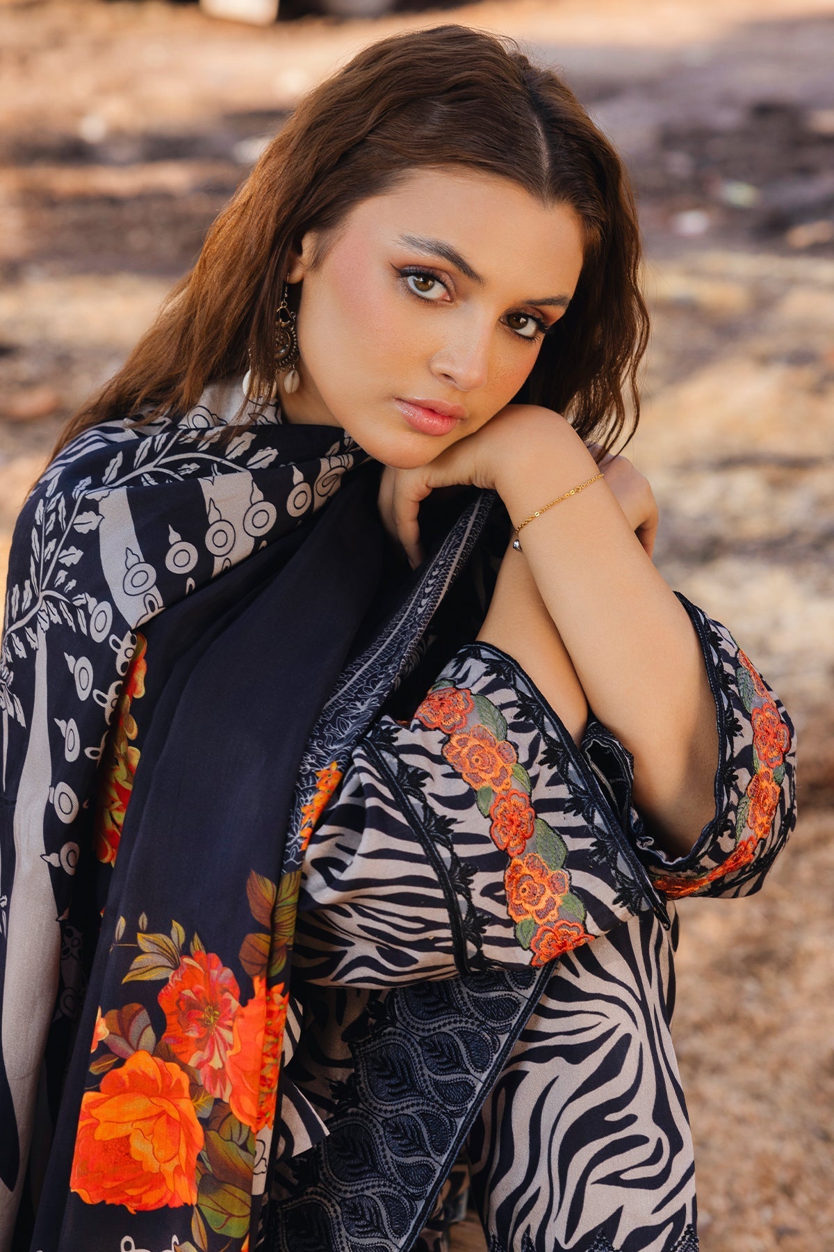 Charizma | Aniiq Embroidered Collection | STAPLE SHAWL ANW4-03 by Charizma - Designer Dress - Type: Casuals - Available at Libayah - 100% Original
