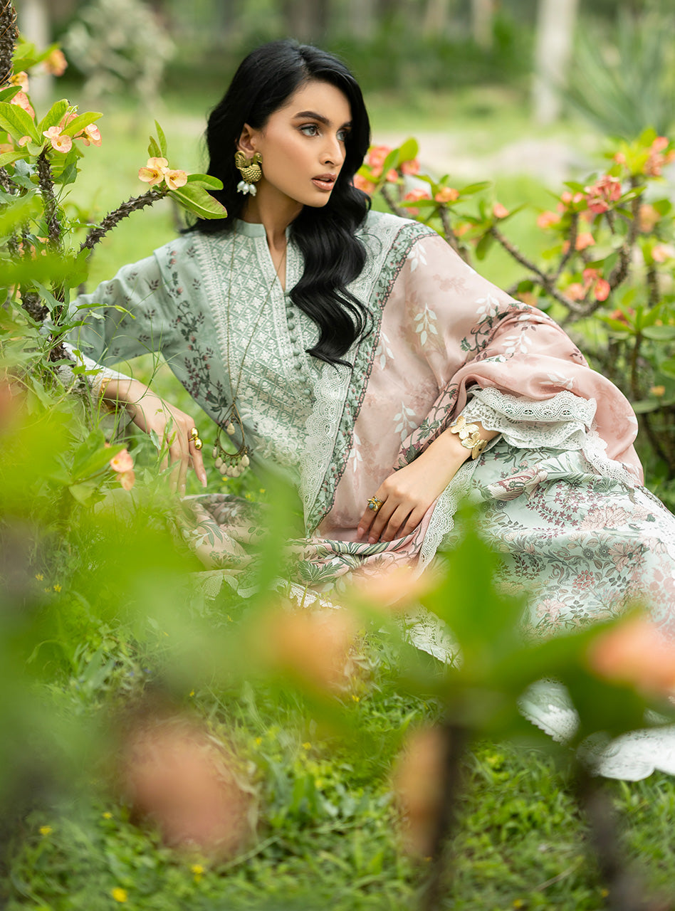 Zainab Chottani | Luxe Lawn 26 | Ivie - 13 by Zainab Chottani - Designer Dress  - Type : Ladies Clothes - Available at Libayah - 100% Original 
