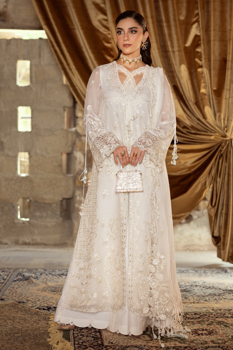 Qalamkar | Chiffon Edit | WC-03 ROISE by Qalamkar - Designer Dress  - Type : Ladies Clothes - Available at Libayah - 100% Original 