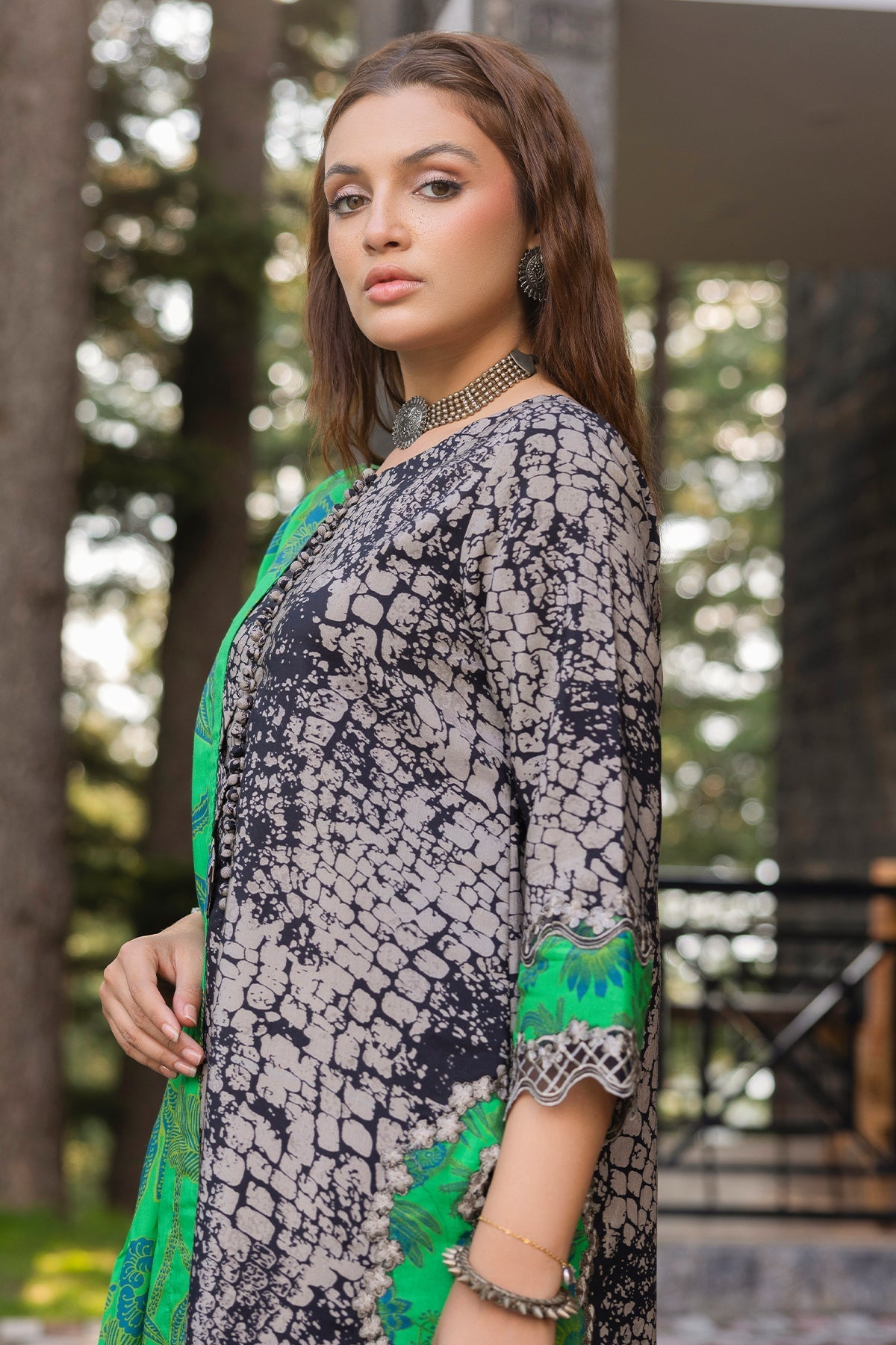 Charizma | Aniiq Embroidered Collection | STAPLE SHAWL ANW4-09 by Charizma - Designer Dress - Type: Casuals - Available at Libayah - 100% Original