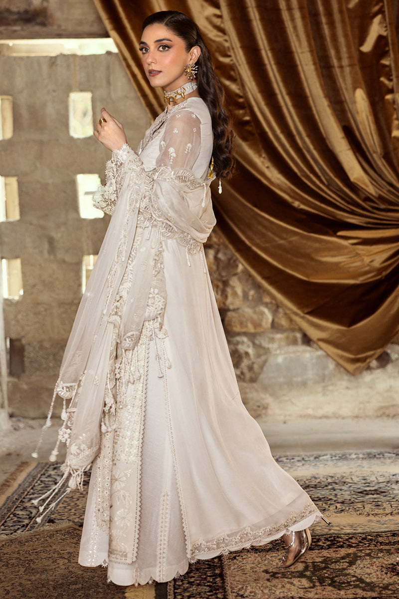 Qalamkar | Chiffon Edit | WC-03 ROISE by Qalamkar - Designer Dress  - Type : Ladies Clothes - Available at Libayah - 100% Original 