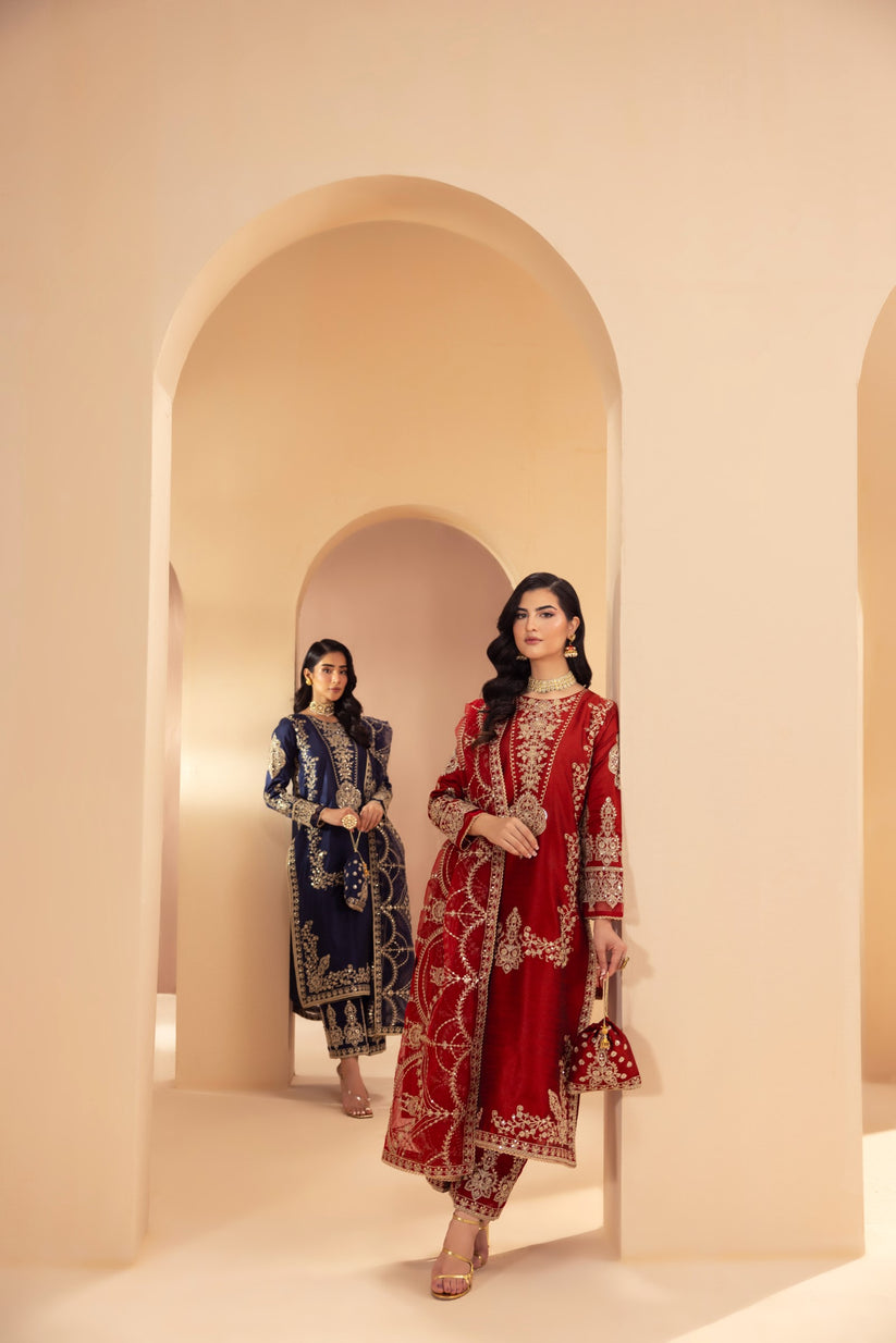 Mohagni | Heer Formals | MGS-27 by Mohagni - Designer Dress - Type: Ladies Clothes - Available at Libayah - 100% Original