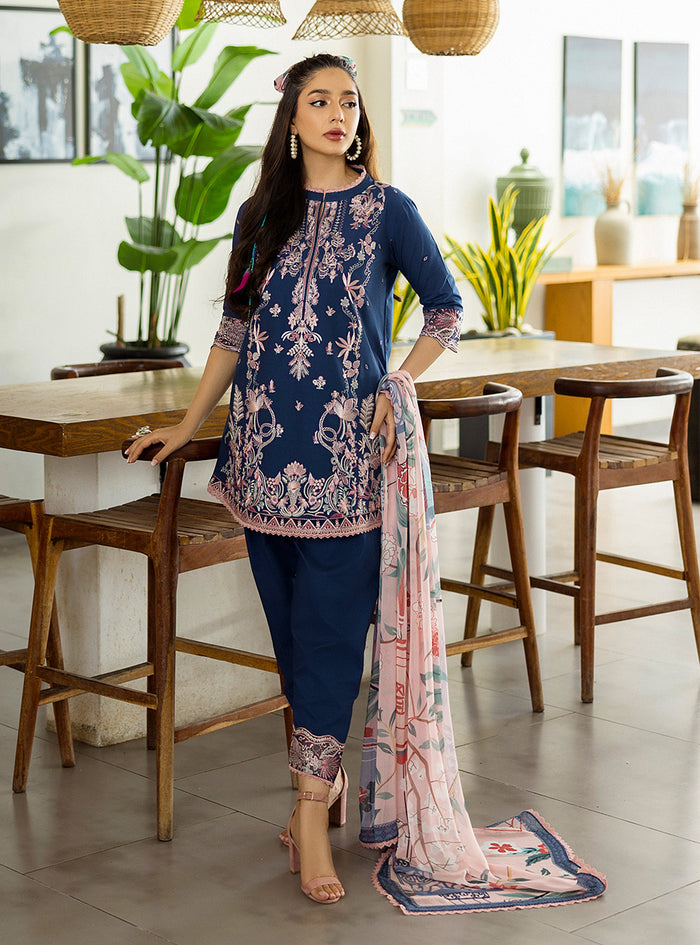 Zainab Chottani | Tahra Lawn 25 | Elisa by Zainab Chottani - Designer Dress - Type: Ladies Clothes - Available at Libayah - 100% Original
