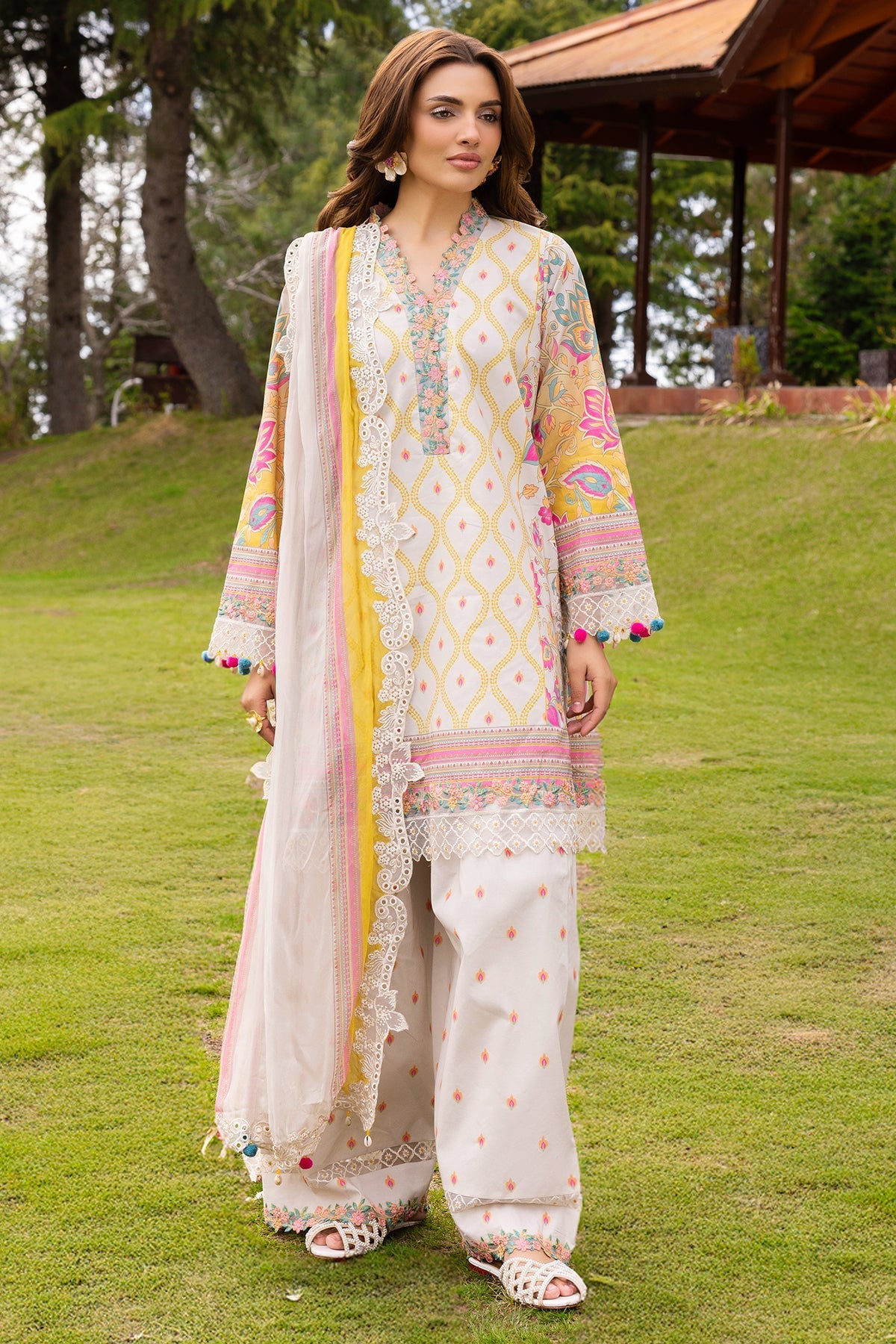 Charizma | Festive Edit | CRB6-10P by Charizma - Designer Dress  - Type : Ladies Clothes - Available at Libayah - 100% Original 