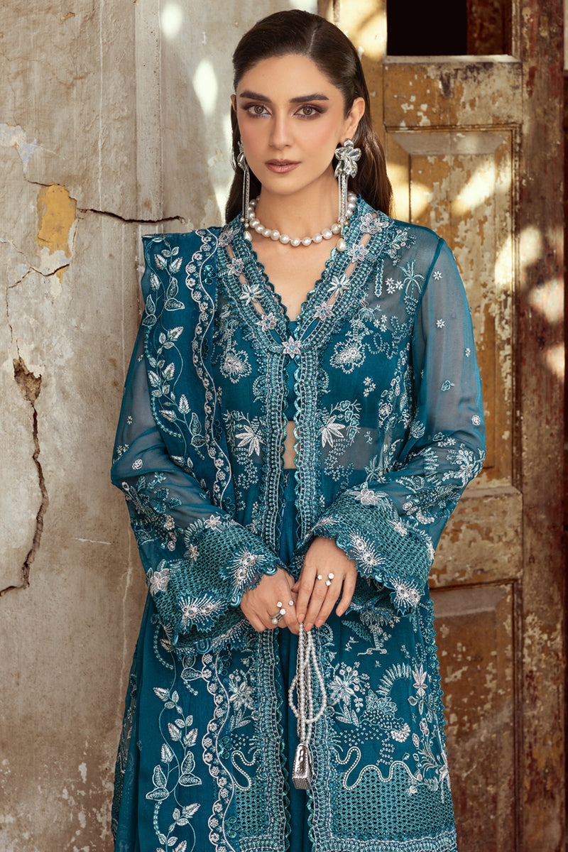 Qalamkar | Chiffon Edit | WC-04 NESSA by Qalamkar - Designer Dress  - Type : Ladies Clothes - Available at Libayah - 100% Original 
