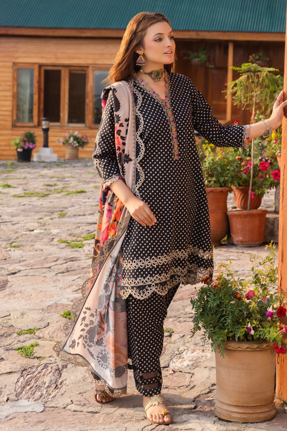 Charizma | Aniiq Embroidered Collection | STAPLE SHAWL ANW4-01 by Charizma - Designer Dress - Type: Casuals - Available at Libayah - 100% Original