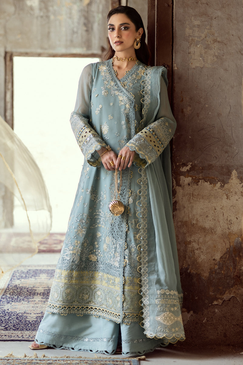 Qalamkar | Chiffon Edit | WC-08 VEVIN by Qalamkar - Designer Dress  - Type : Ladies Clothes - Available at Libayah - 100% Original 