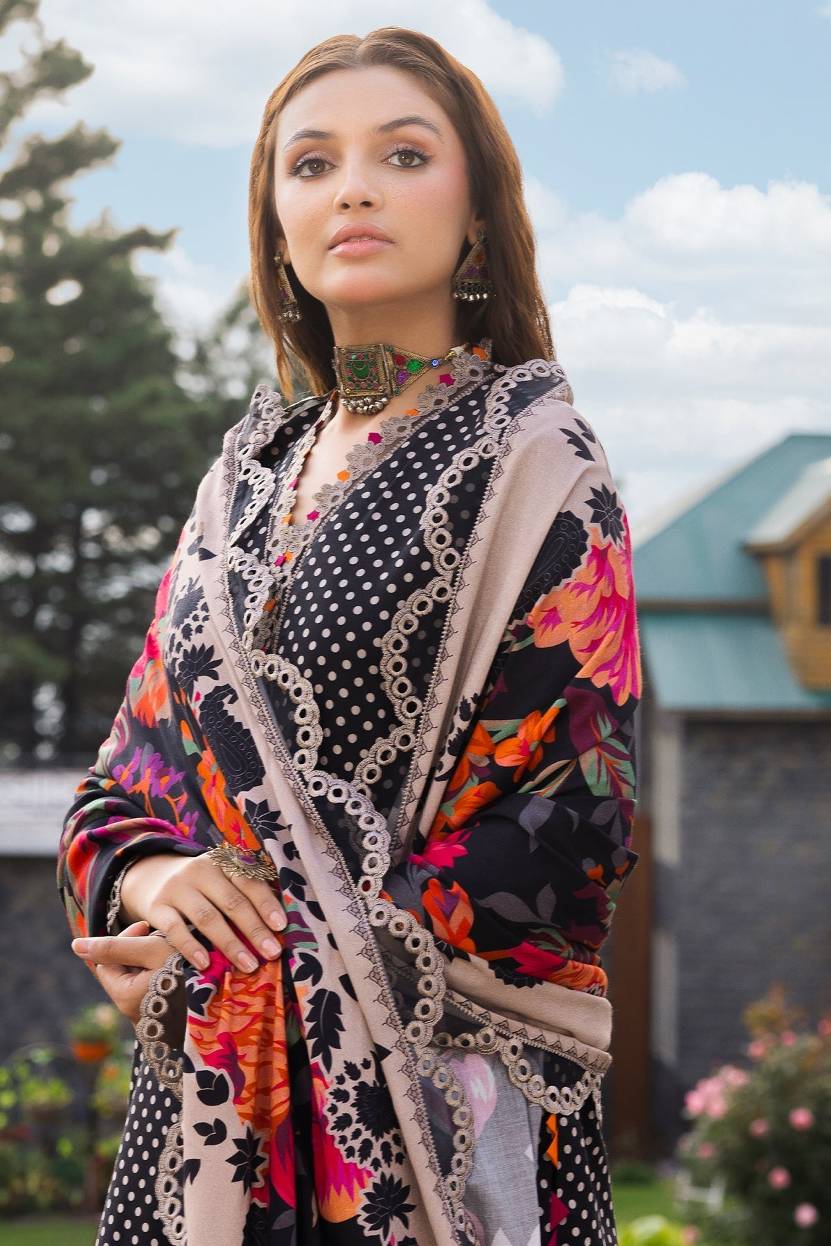 Charizma | Aniiq Embroidered Collection | STAPLE SHAWL ANW4-01 by Charizma - Designer Dress - Type: Casuals - Available at Libayah - 100% Original