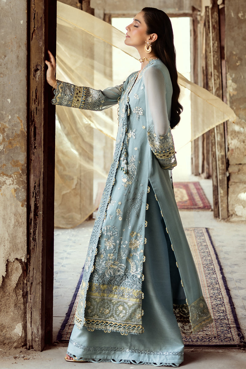 Qalamkar | Chiffon Edit | WC-08 VEVIN by Qalamkar - Designer Dress  - Type : Ladies Clothes - Available at Libayah - 100% Original 