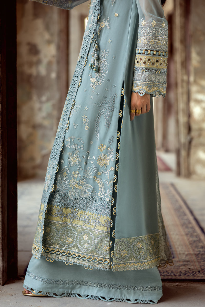 Qalamkar | Chiffon Edit | WC-08 VEVIN by Qalamkar - Designer Dress  - Type : Ladies Clothes - Available at Libayah - 100% Original 