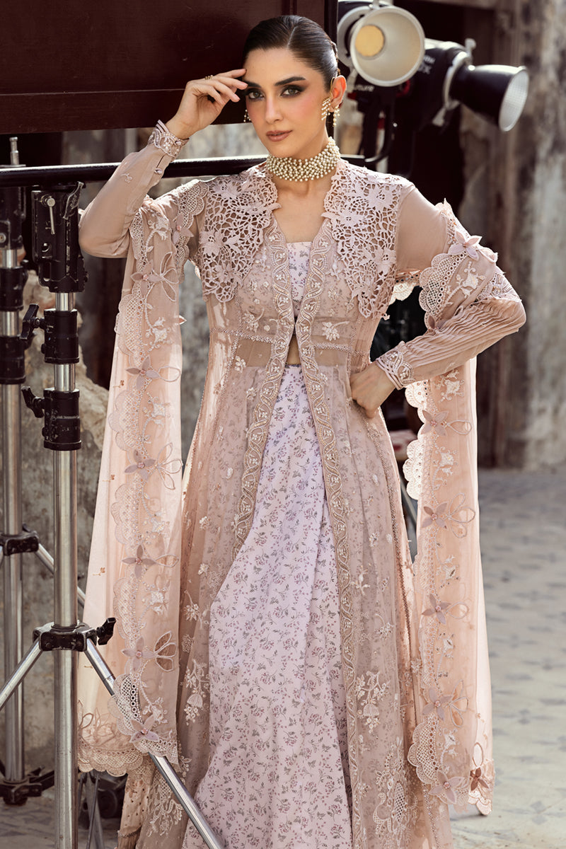 Qalamkar | Chiffon Edit | WC-01 AISLA by Qalamkar - Designer Dress  - Type : Ladies Clothes - Available at Libayah - 100% Original 