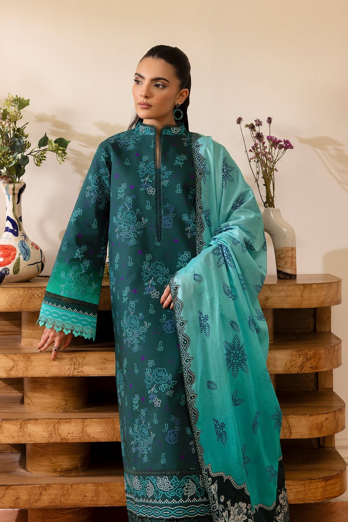 Afrozeh | Basic Pret 26 RTW | NACRE by Afrozeh - Designer Dress  - Type : Ladies Clothes - Available at Libayah - 100% Original 