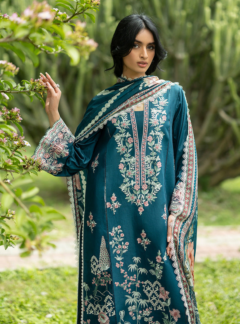 Zainab Chottani | Luxe Lawn 26 | Faye - 01 by Zainab Chottani - Designer Dress  - Type : Ladies Clothes - Available at Libayah - 100% Original 