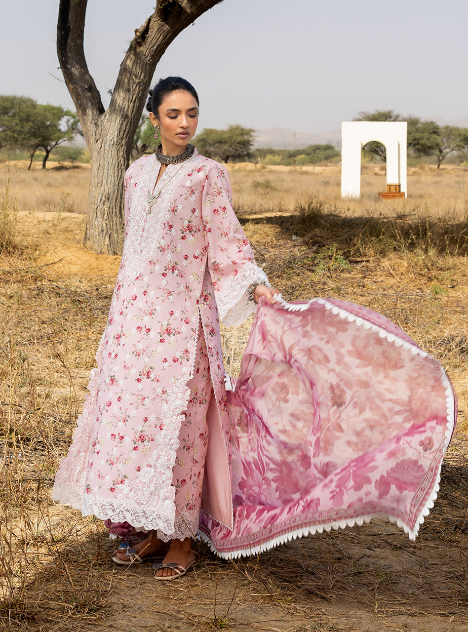 Zainab Chottani | Spring Summer Lawn 26 | Zimal by Zainab Chottani - Designer Dress - Type : Luxury Dress - Available at Libayah - 100% Original