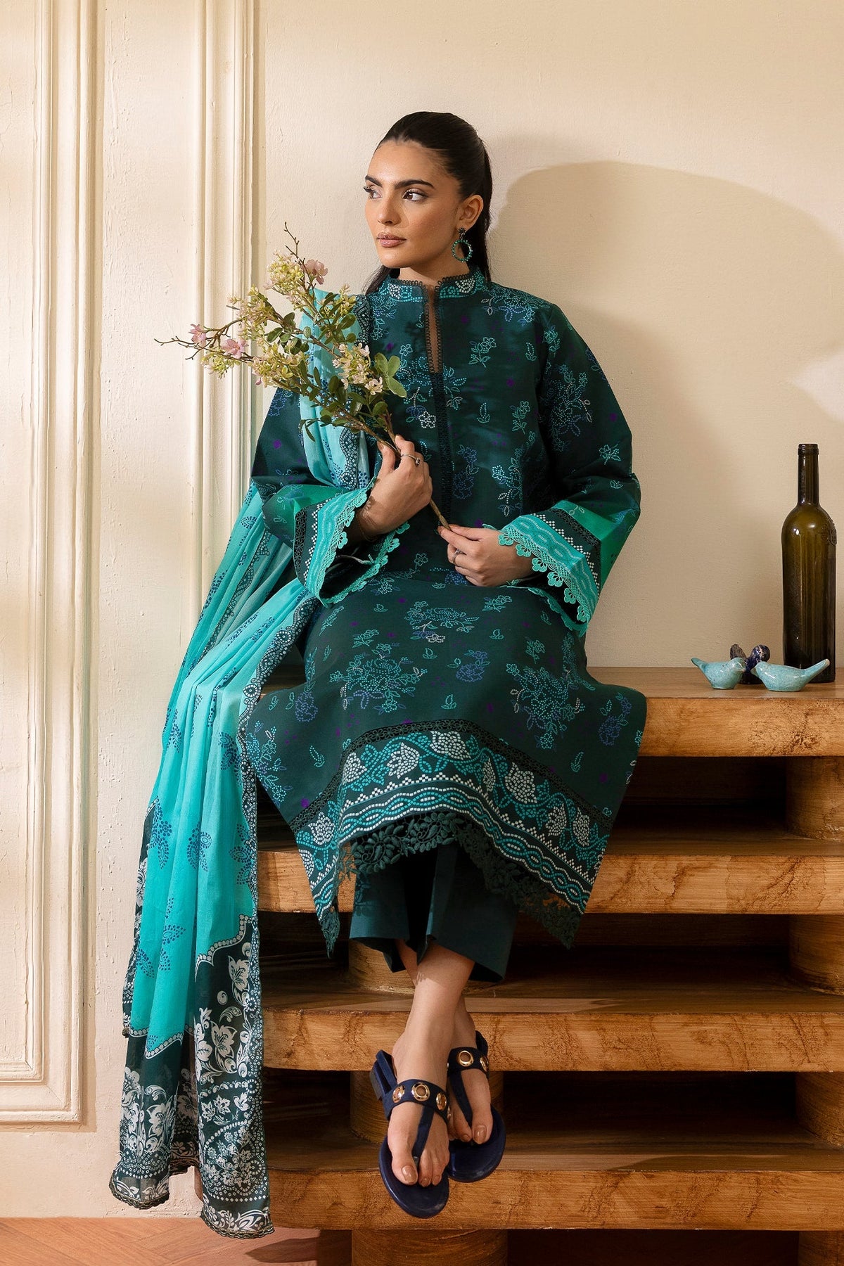 Afrozeh | Basic Pret 26 RTW | NACRE by Afrozeh - Designer Dress  - Type : Ladies Clothes - Available at Libayah - 100% Original 