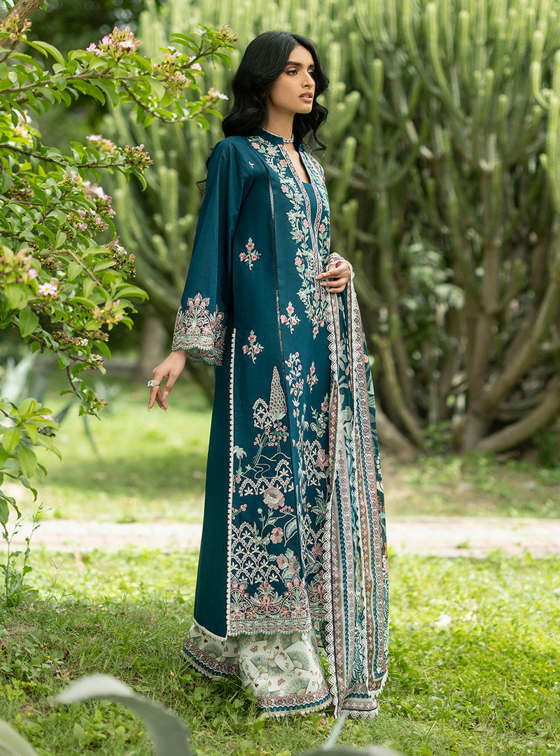Zainab Chottani | Luxe Lawn 26 | Faye - 01 by Zainab Chottani - Designer Dress  - Type : Ladies Clothes - Available at Libayah - 100% Original 