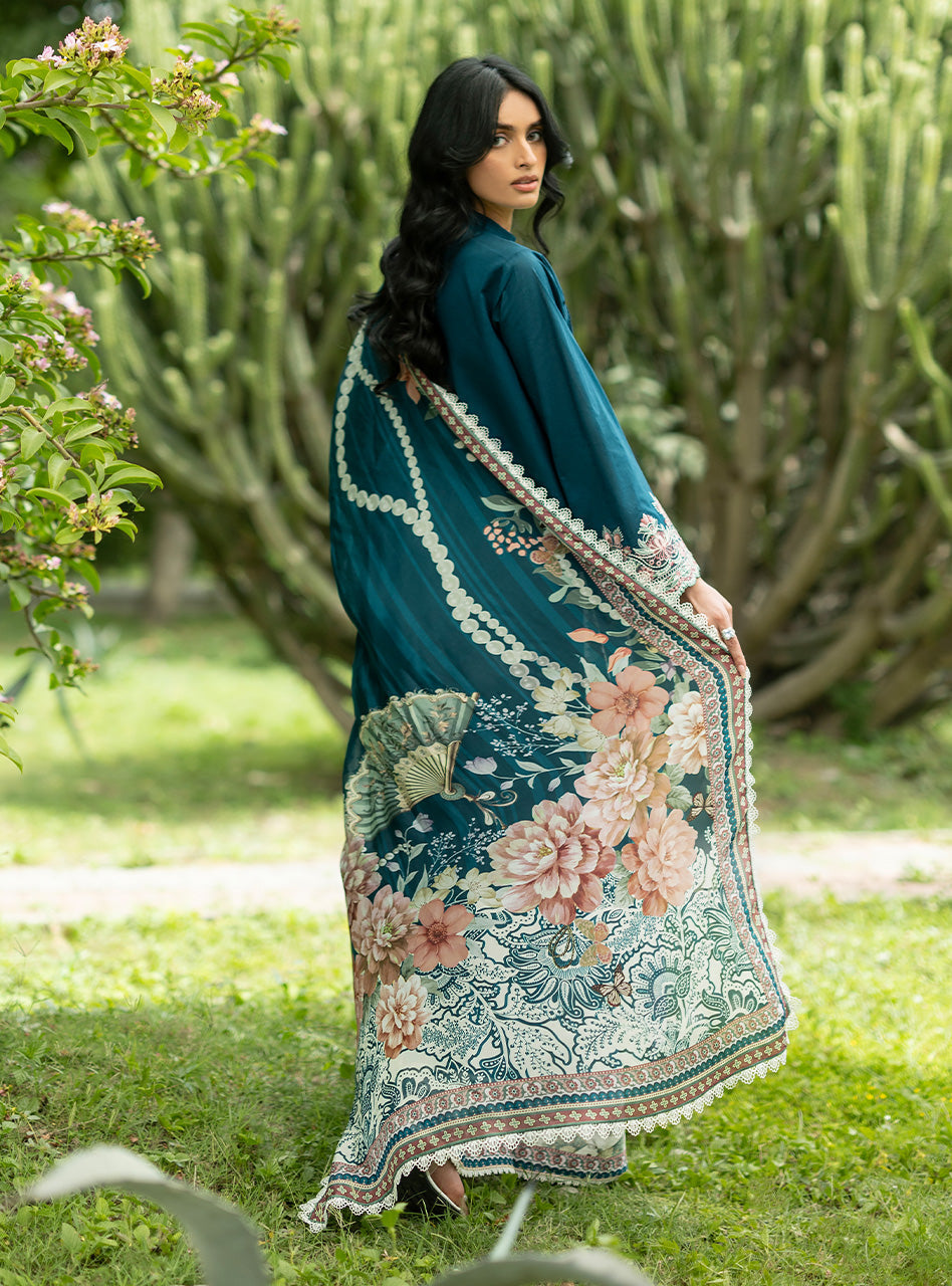 Zainab Chottani | Luxe Lawn 26 | Faye - 01 by Zainab Chottani - Designer Dress  - Type : Ladies Clothes - Available at Libayah - 100% Original 