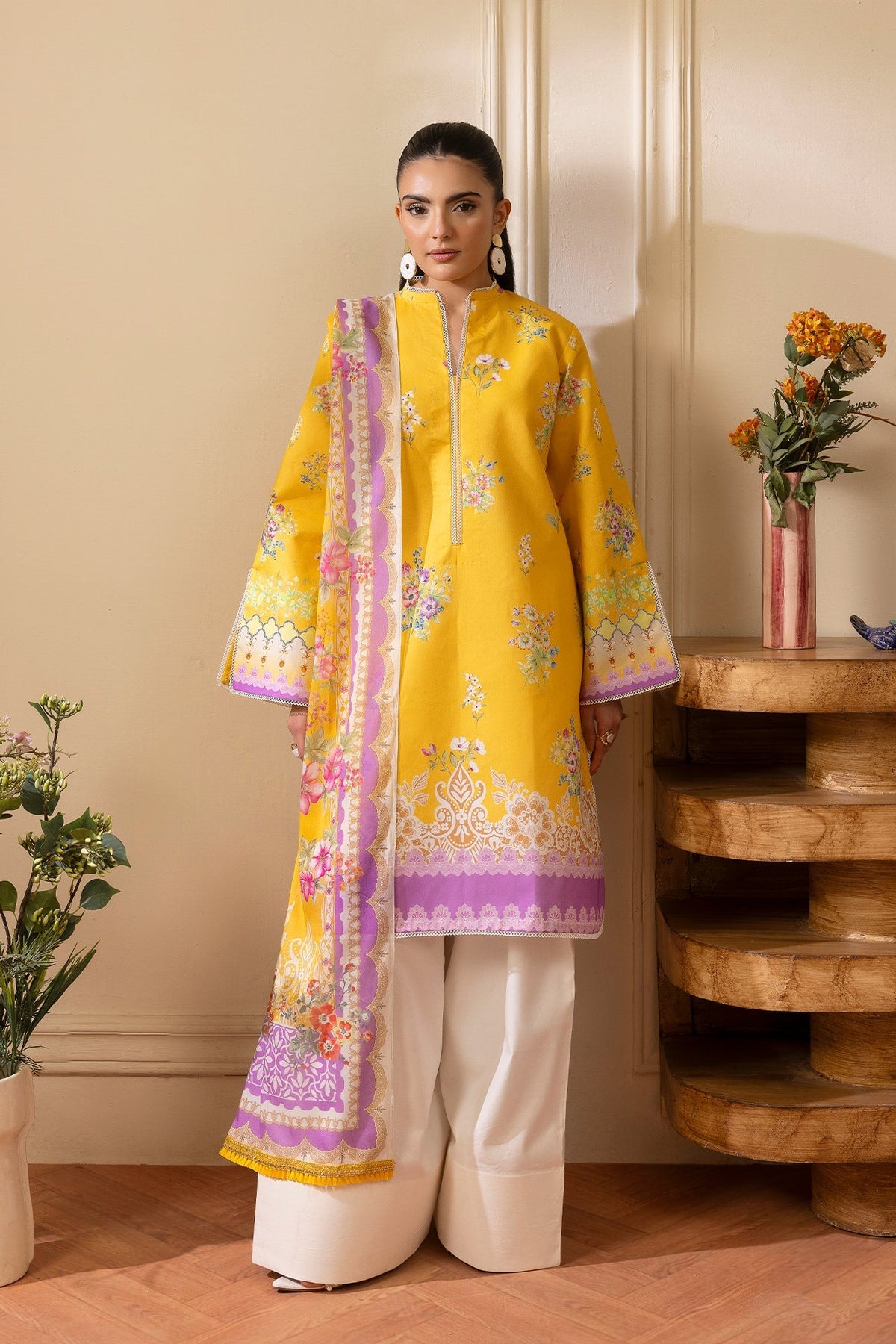 Afrozeh | Basic Pret 26 RTW | NACRE by Afrozeh - Designer Dress  - Type : Ladies Clothes - Available at Libayah - 100% Original 