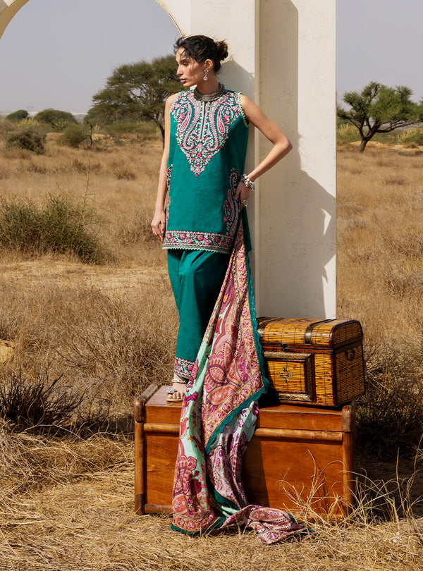 Zainab Chottani | Spring Summer Lawn 26 | Mehri 02 by Zainab Chottani - Designer Dress - Type : Luxury Dress - Available at Libayah - 100% Original