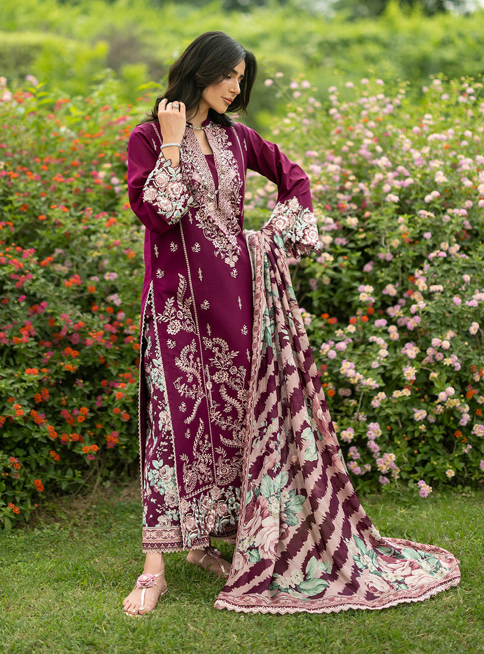 Zainab Chottani | Luxe Lawn 26 | Soma - 07 by Zainab Chottani - Designer Dress  - Type : Ladies Clothes - Available at Libayah - 100% Original 