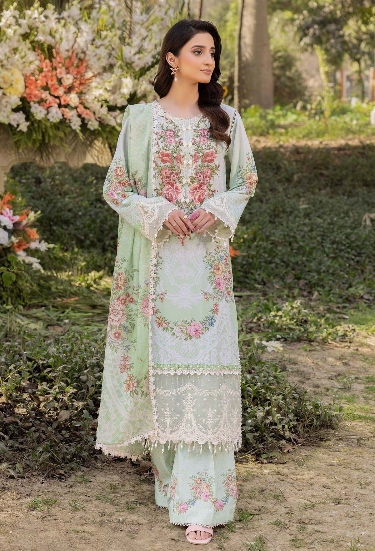 Adans Libas | Morzine Lawn 25 | MORZINE 07001 by Adans Libas - Designer Dress - Type: Ladies Clothes - Available at Libayah - 100% Original