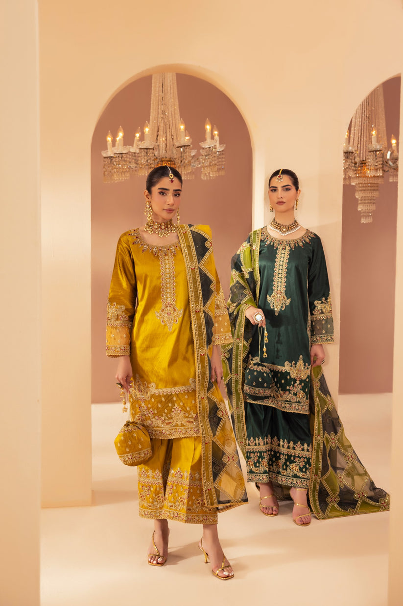 Mohagni | Heer Formals | MGS-25 by Mohagni - Designer Dress - Type: Ladies Clothes - Available at Libayah - 100% Original