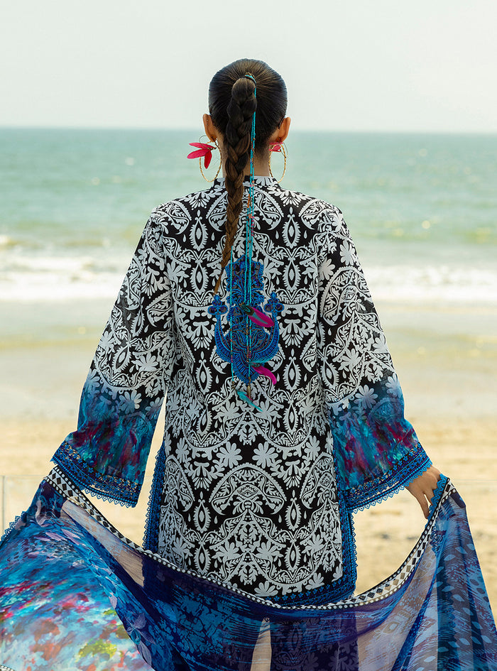 Zainab Chottani | Tahra Lawn 25 | Bella by Zainab Chottani - Designer Dress - Type: Ladies Clothes - Available at Libayah - 100% Original