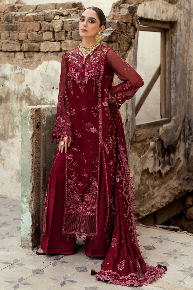 Qalamkar | Chiffon Edit | WC-06 JAYNE by Qalamkar - Designer Dress  - Type : Ladies Clothes - Available at Libayah - 100% Original 