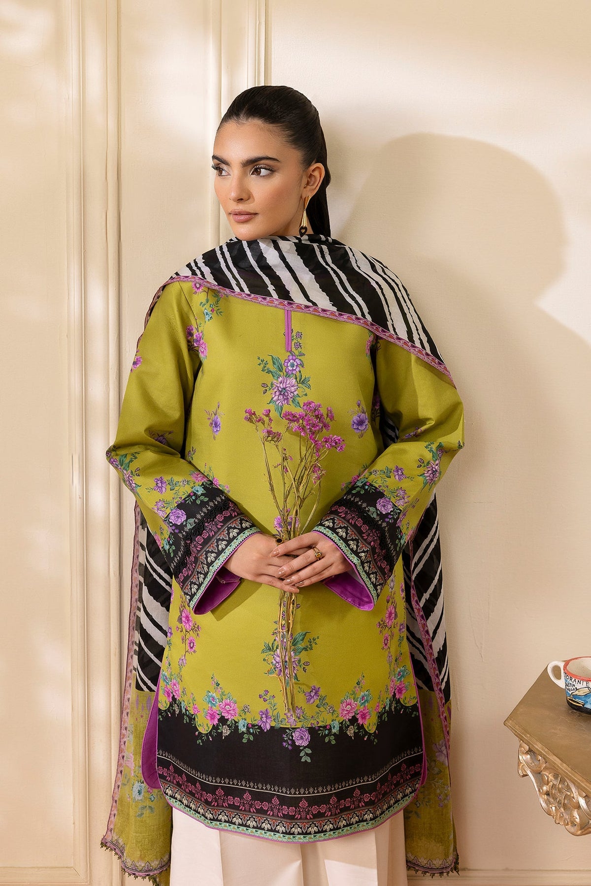 Afrozeh | Basic Pret 26 RTW | NACRE by Afrozeh - Designer Dress  - Type : Ladies Clothes - Available at Libayah - 100% Original 