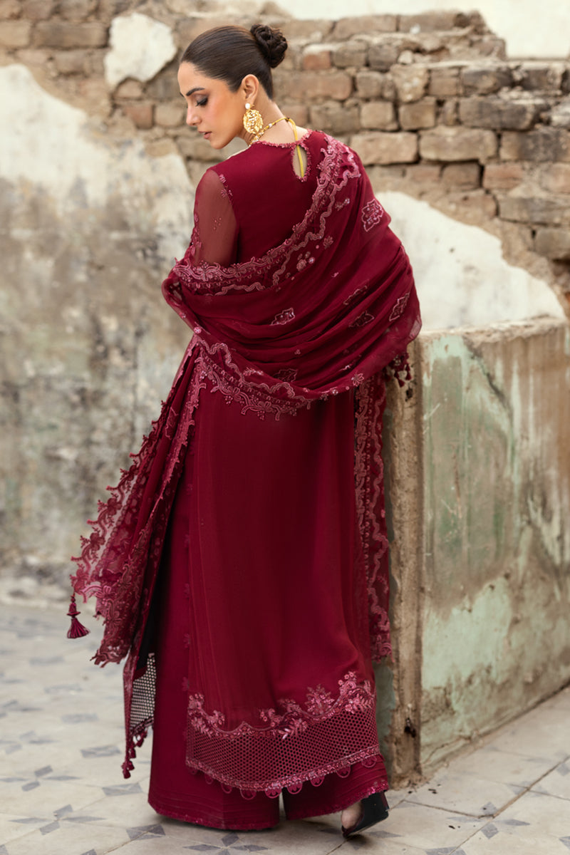 Qalamkar | Chiffon Edit | WC-06 JAYNE by Qalamkar - Designer Dress  - Type : Ladies Clothes - Available at Libayah - 100% Original 