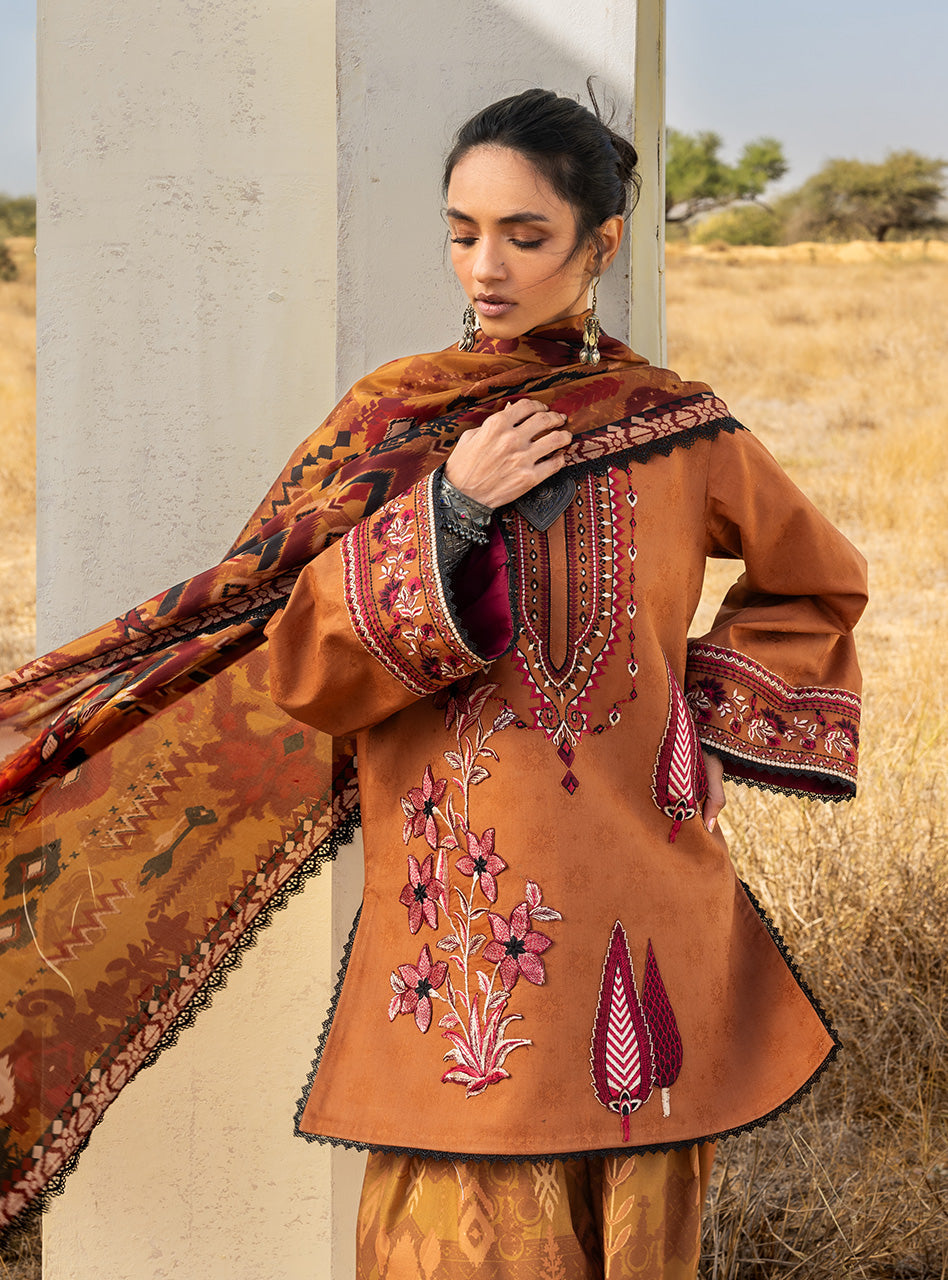 Zainab Chottani | Spring Summer Lawn 26 | Orlina by Zainab Chottani - Designer Dress - Type : Luxury Dress - Available at Libayah - 100% Original