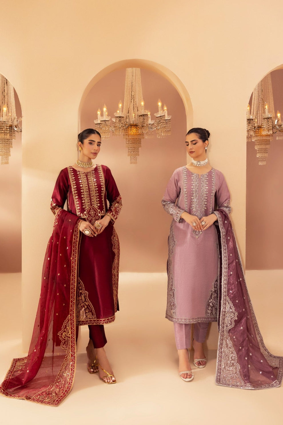 Mohagni | Heer Formals | MGS-24 by Mohagni - Designer Dress - Type: Ladies Clothes - Available at Libayah - 100% Original