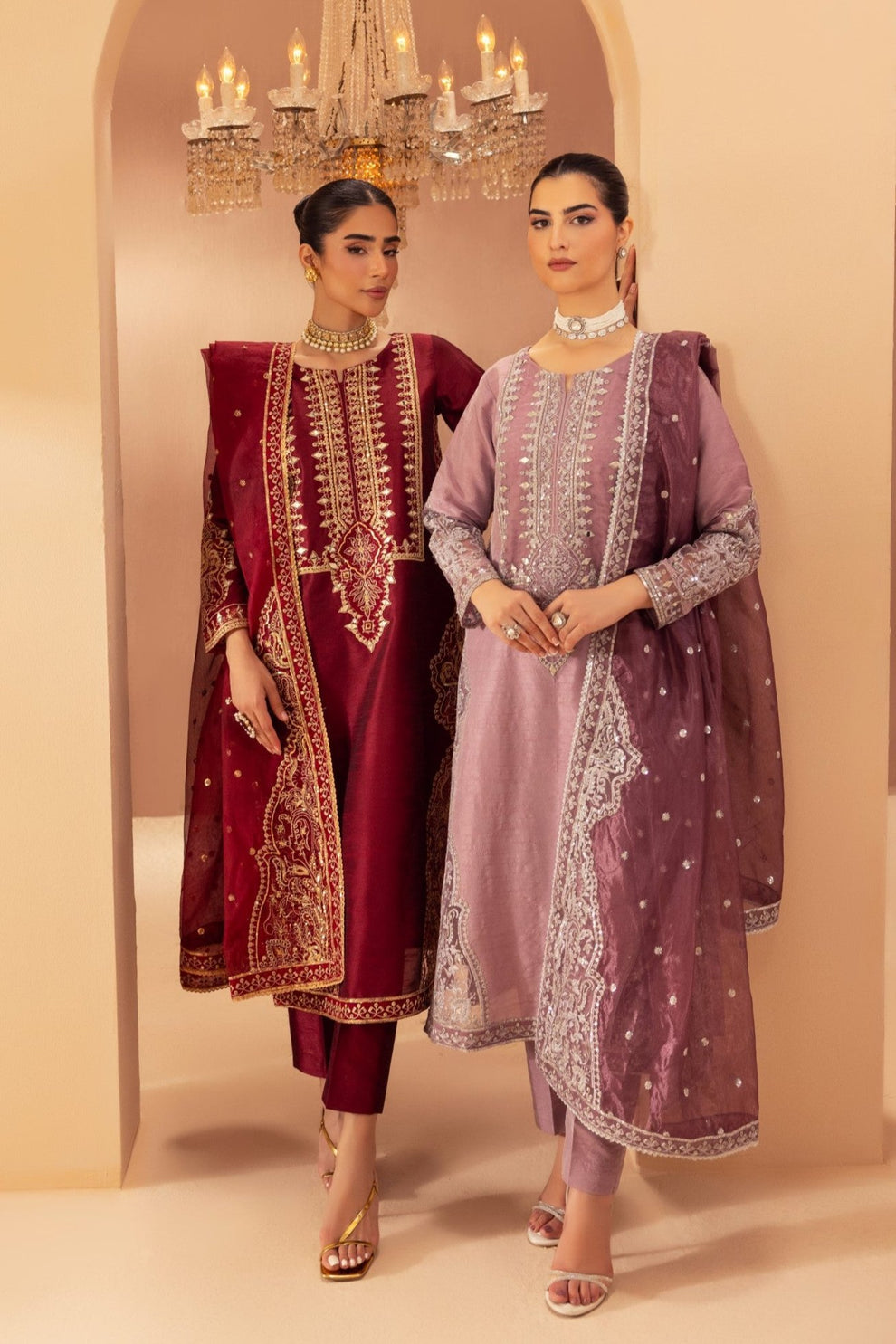 Mohagni | Heer Formals | MGS-24 by Mohagni - Designer Dress - Type: Ladies Clothes - Available at Libayah - 100% Original