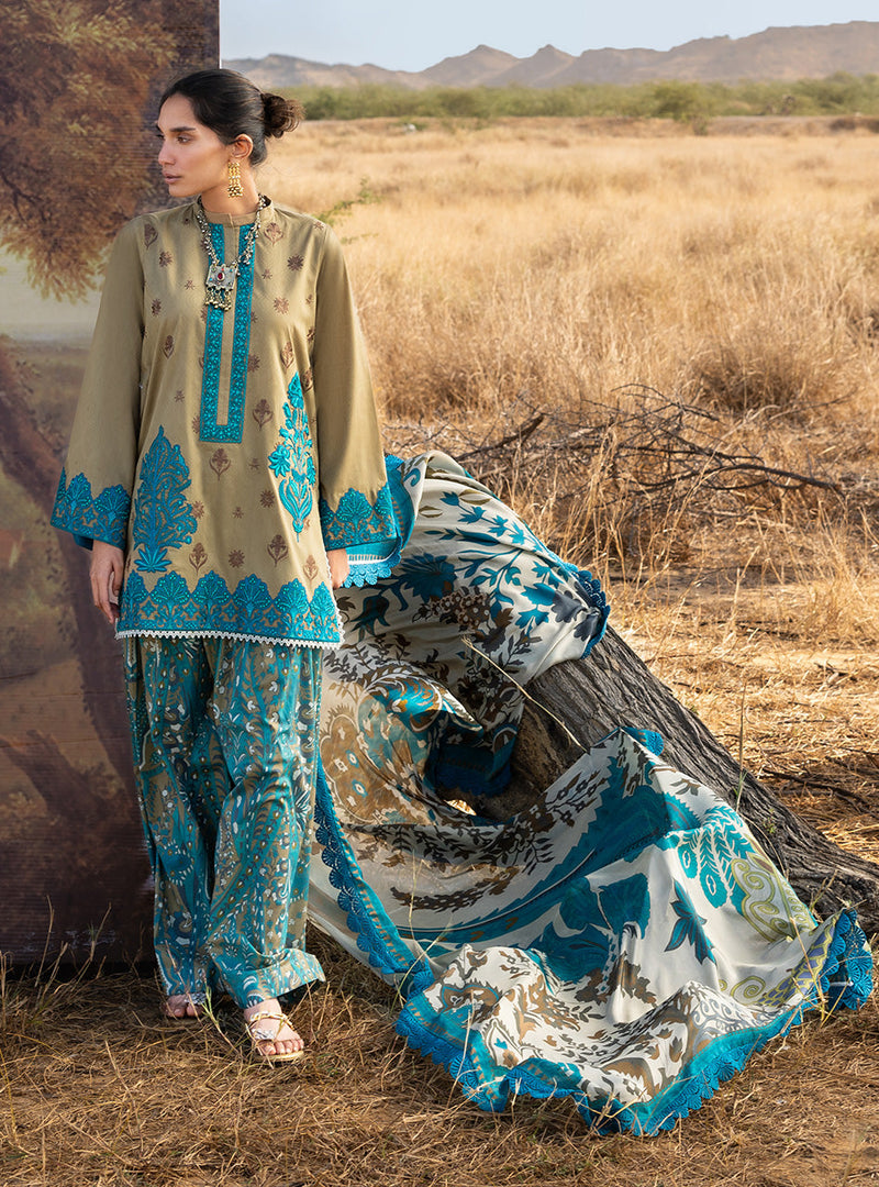 Zainab Chottani | Spring Summer Lawn 26 | Saphira by Zainab Chottani - Designer Dress - Type : Luxury Dress - Available at Libayah - 100% Original