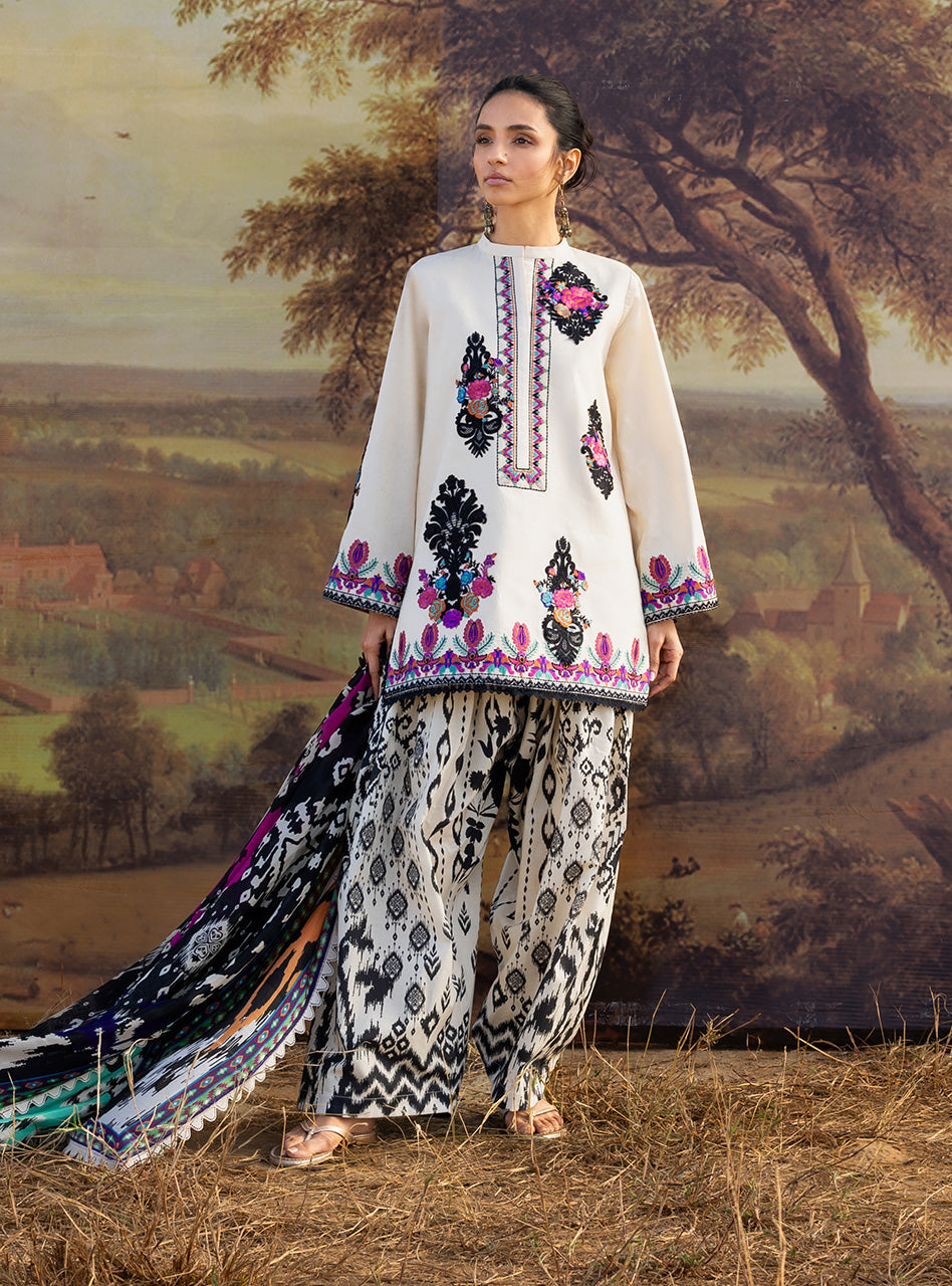 Zainab Chottani | Spring Summer Lawn 26 | Nivara 17 by Zainab Chottani - Designer Dress - Type : Luxury Dress - Available at Libayah - 100% Original