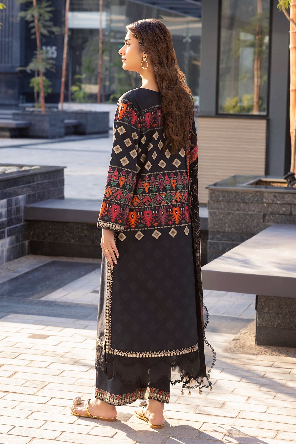 Charizma | Infinity Lawn | 3-PC Unstitched Embroidered Lawn Collection IN6-03 by Charizma - Designer Dress  - Type : Ladies Clothes - Available at Libayah - 100% Original 