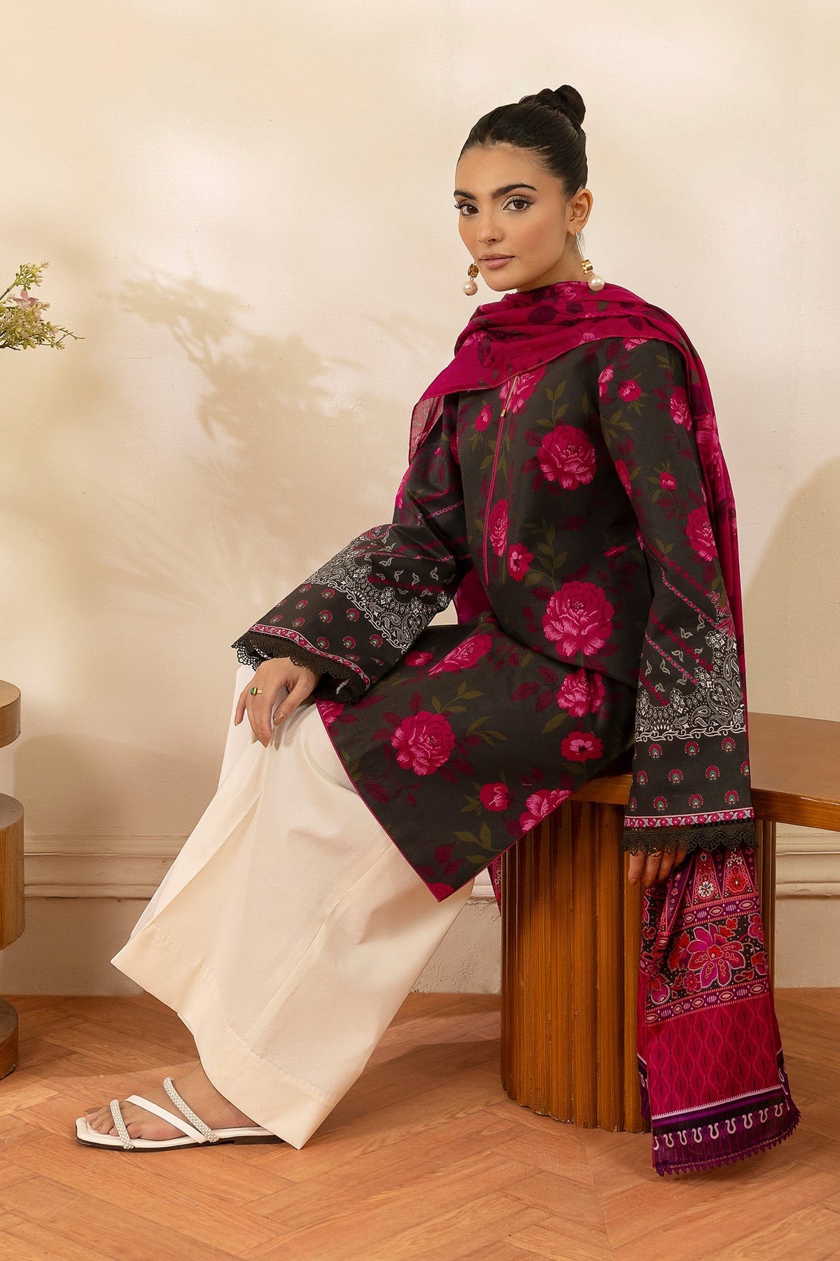 Afrozeh | Basic Pret 26 RTW | NACRE by Afrozeh - Designer Dress  - Type : Ladies Clothes - Available at Libayah - 100% Original 